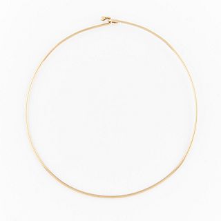 Gucci 9k Yellow Gold Collar Necklace