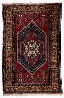 Vintage Central Anatolian Yahyali Rug: 3'11'' x 5'11'' (119 x 180 cm)