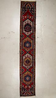 Vintage Central Anatolian Yahyali Rug: 2'4'' x 14'10''