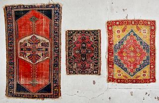 3 Antique Persian and Turkish Rugs