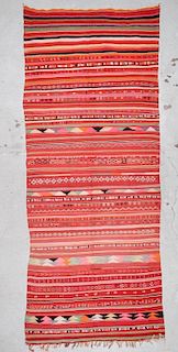Vintage Moroccan Kilim: Size: 4'10'' x 11'9'' (147 x 358 cm)