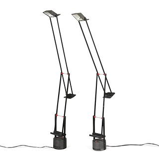 Pair Tall Sapper for Artemide "Tizio" Desk Lamps