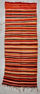 Vintage Moroccan Kilim: 4'6'' x 11'2'' (137 x 340 cm)