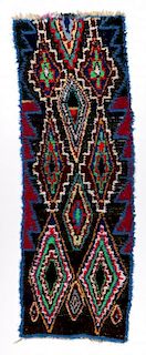 Vintage Moroccan Rug: 3'1'' x 8' (94 x 244 cm)