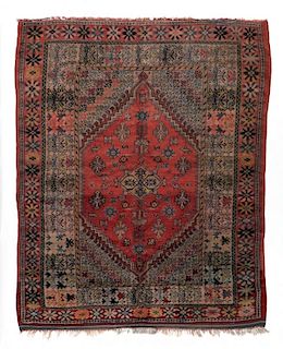 Vintage Moroccan Rug: 5'3'' x 6'7'' (160 x 201 cm)