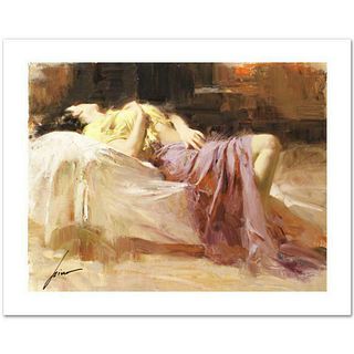 Pino (1939-2010), "Afternoon Repose" Hand Signed Limited Edition with Certificate of Authenticity.