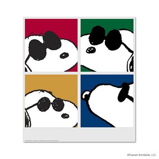 Peanuts, "Snoopy: Faces" Hand Numbered Limited Edition Fine Art Print with Certificate of Authenticity.