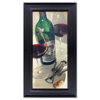 Dimitri Volkov, "Silver Oak 99 - Alexander" Framed Hand Embellished Limited Edition on Canvas, Numbered 101/195 Inverso and Hand Signed with Letter of