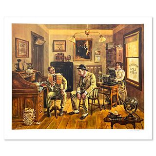 Lee Dubin, "Assault and Battery" Limited Edition Lithograph, Numbered and Hand Signed and Letter of Authenticity