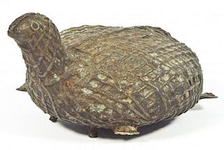 Tortoise Sculpture, Maliah Kond, Orissa, India, Early 20th C