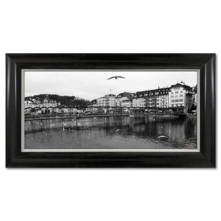 Misha Aronov, "Swiss Dream" Framed Limited Edition Photograph on Canvas, Numbered and Hand Signed with Letter of Authenticity.