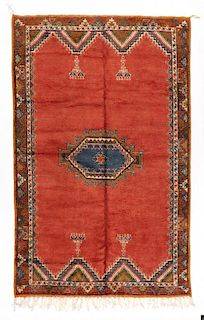 Vintage Moroccan Rug: 5' x 8'1'' (152 x 246 cm)