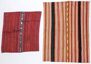 2 Vintage Guatemalan Textile Panels