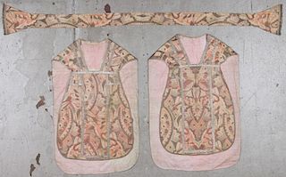 Antique Continental Priest's Chasuble (3 pc)