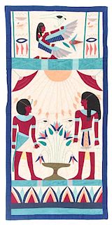 Vintage Egyptian Applique Textile