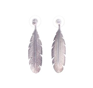 Stan Bentall Santa Fe Large Feather Earrings