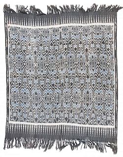 Old Indonesian Ikat Textile, Homespun Cotton