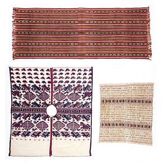 3 Guatemalan Woven Textiles