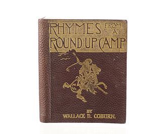 W. D. Coburn "Rhymes From A Round Up Camp" 1899