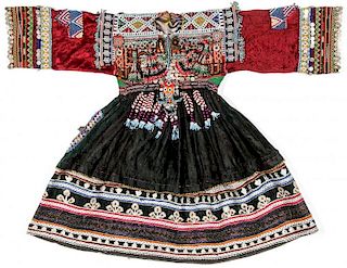 Vintage Embroidered Kutchi Dress, Afghanistan