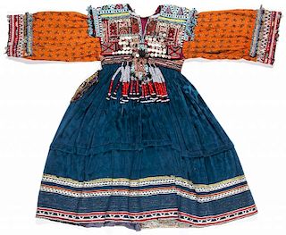 Finely Embroidered Kutchi Dress, Afghanistan