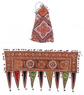 2 Kutchi Embroidered Textiles