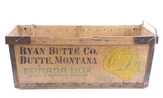 Ryan Butte Co. Butte, Montana Banana Box c. 1950s