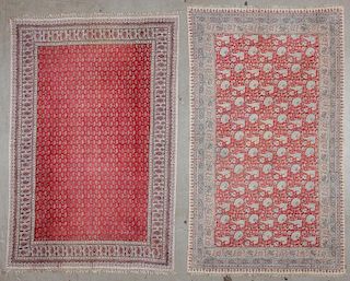 2 Persian Block Print on Cotton Textiles