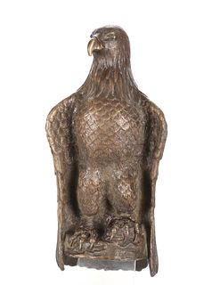 S.A. Efron (American) Signed Bronze Bald Eagle