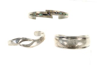 Taxco, Mexico Sterling Silver & Abalone Bracelets