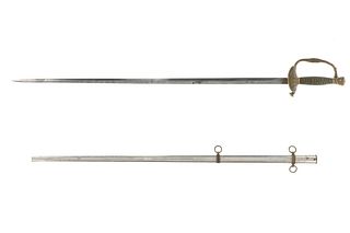 US M1840 Ornate Eagle Foot Officer's Sword