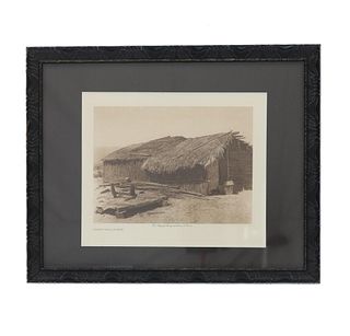 C. 1924 "Desert Cahuilla Home" By Edward Curtis