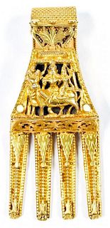 Golden Thali Pendant, Tamil Nadu, South India