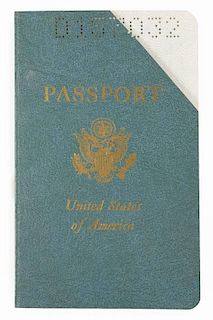 RAY BOLGER TWICE-SIGNED PASSPORT
