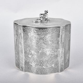 Lincoln & Reed Sterling Tea Caddy