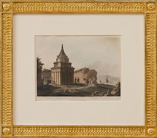 LUIGI MAYER (1755-1803):THE SEPULCHRE OF ABSALOM; RUINS OF THE GRAND AQUEDUCT OF ANCIENT CARTHAGE; AND TOP OF THE FIRST PYRAM