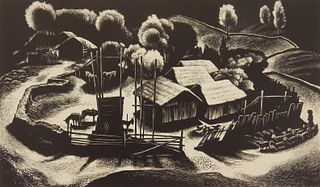 Lynd Ward (1905-1985) woodcut