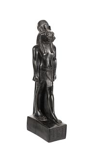 Egyptian Goddess Sekhmet Sejmet Obsidian Carving