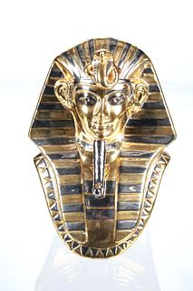 Egyptian Pharaoh King Tut Ceramic Bust