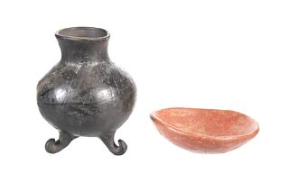 Pre-Columbian Chimu (Chimor) Culture Pottery Bowls