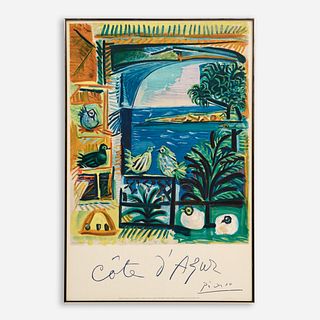  "Cote d'Azur" Poster after Pablo Picasso (Mourlot, 1962)