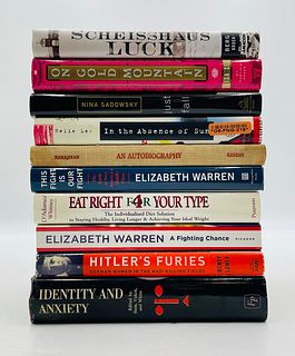 10 Books Including: A fighting Chance , Hitler-s Furies, Luck and More