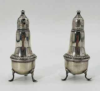 Vintage Set of Silver Plated Salt & Pepper Shakers