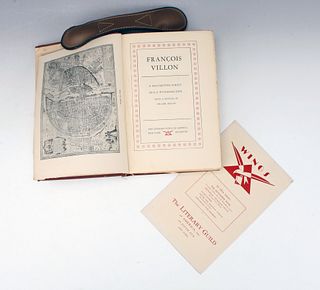 FRANCOIS VILLON 1928 LITERARY GUILD BOOK 