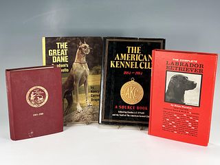 FOUR REFERENCE BOOKS ON DOGS