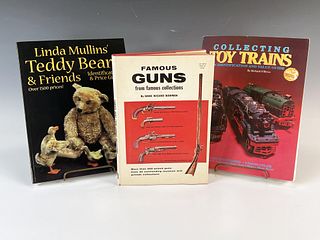BOOKS ON COLLECTIBLES TRAINS, BEARS, GUNS