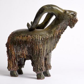 Loet Vanderveen Glazed Ceramic Goat