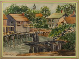 John Worf (American, 1903-1959) Watercolor