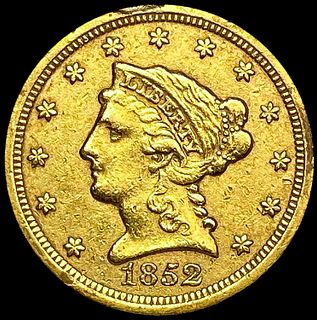 1852-O $2.50 Gold Quarter Eagle UNCIRCULATED