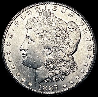 1887-S Morgan Silver Dollar CLOSELY UNCIRCULATED